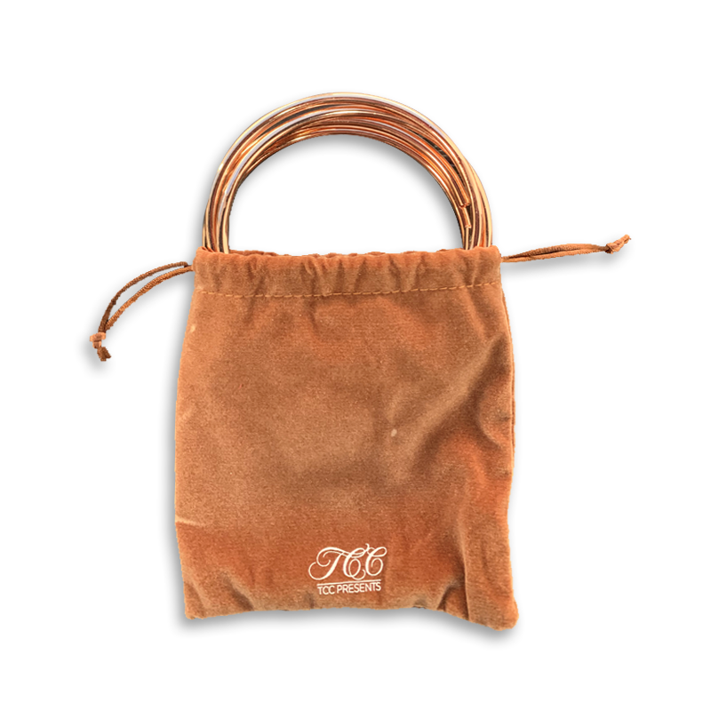 linking rings rose gold by tcc