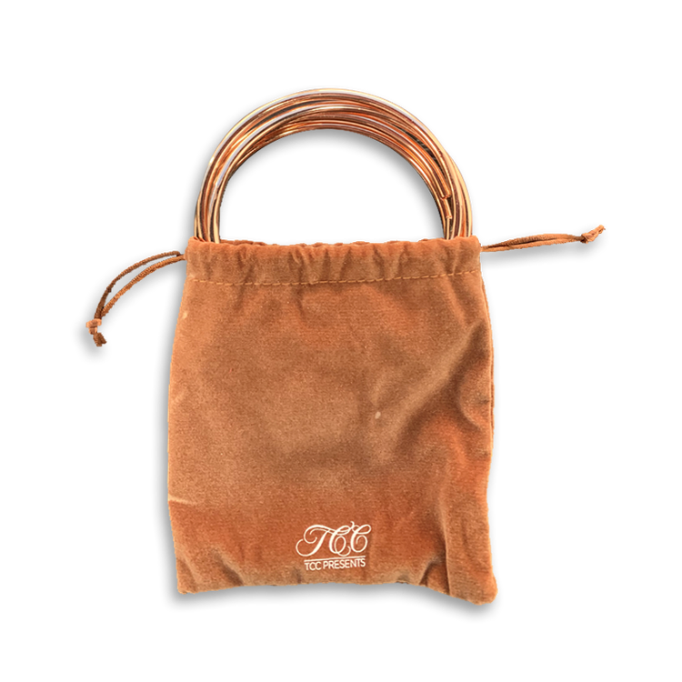 linking rings rose gold by tcc