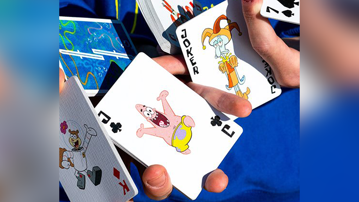 fontaine sponge bob playing cards