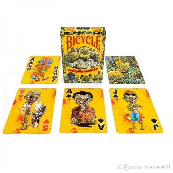 bicycle zombie playing cards
