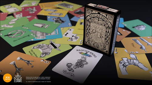 magician knows playing cards