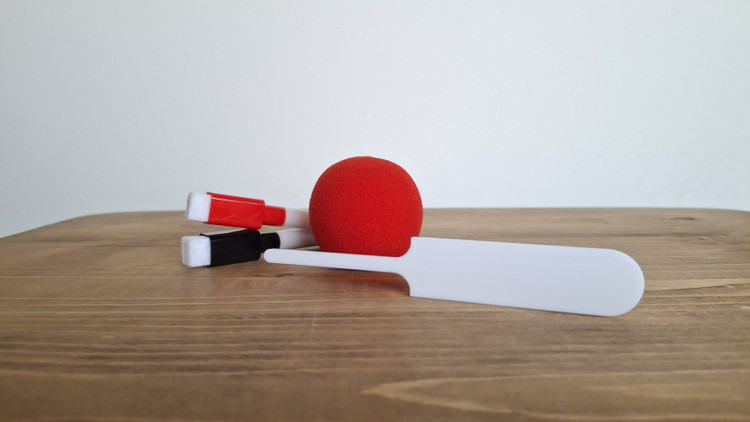 شعبده ضربدر توپ اسفنجی