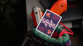 santas card back